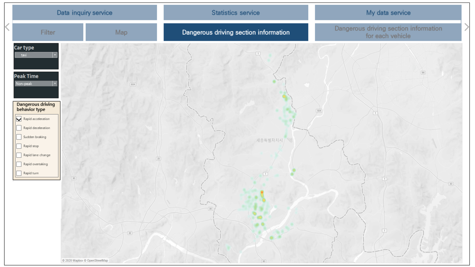 Developing User Interface for Data Catalog Service